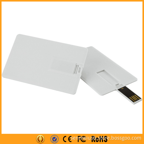 Wholesale Ultra Slim Plastic Credit Card Pen Drive 8GB 16GB 32GB